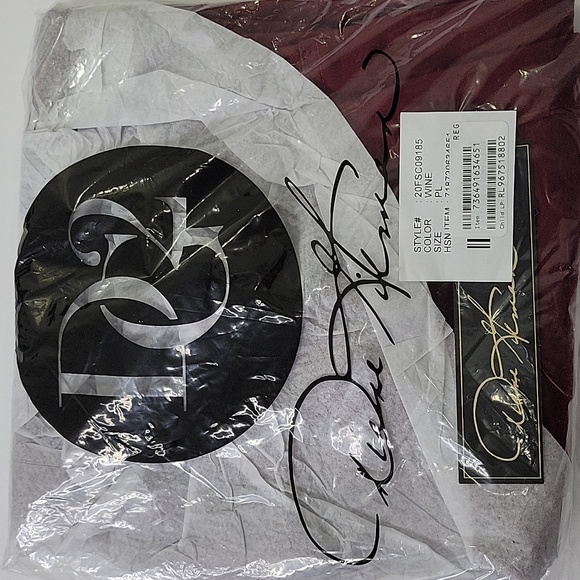 DG2 by Diane Gilman Wine Cropped Pants NWT SZ L P - Picture 3 of 13